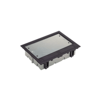 Caja Para Instalación en Piso Falso para Voz, Datos o Contactos Eléctricos / Capacidad para 6 Módulos / Espacio Embellecedor en la Tapa / Profundidad Ajustable de 90 a 120 mm (3.54 a 4.72 pulgadas) / Los Módulos se Adquieren Aparte / (SF610/14CY)