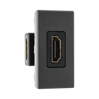 Módulo HDMI Hembra - Hembra Color Grafito / (K129B/14)