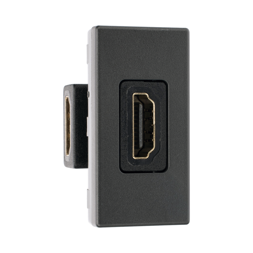 Módulo HDMI Hembra - Hembra Color Grafito / (K129B/14)