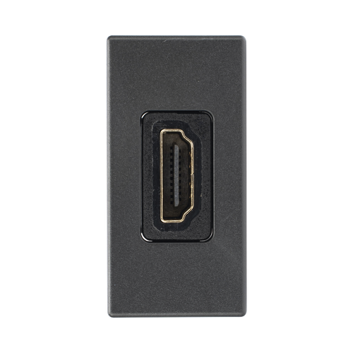 Módulo HDMI Hembra - Hembra Color Grafito / (K129B/14)