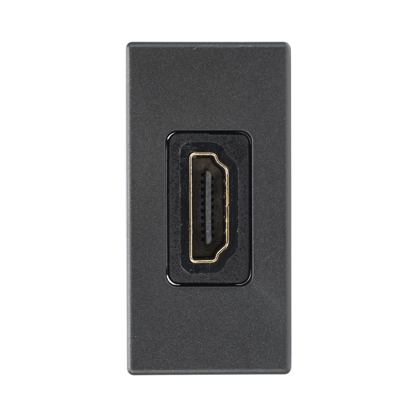 Módulo HDMI Hembra - Hembra Color Grafito / (K129B/14)