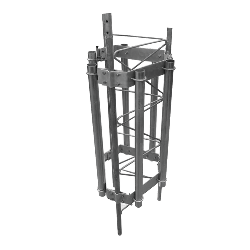 Herraje para 6 antenas sectoriales compatible con tramo STZ45G.