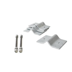 Herraje Adaptador de Mástil para Diámetros desde 3/4" hasta 2-1/4". Galv. en Caliente.