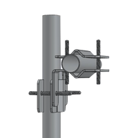 Herraje Adaptador Cruzado para Mástil para Diámetros desde 7/8" hasta 2".