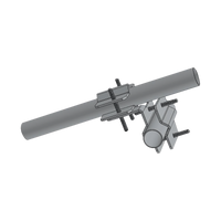Herraje Adaptador Cruzado para Mástil para Diámetros desde 7/8" hasta 2".