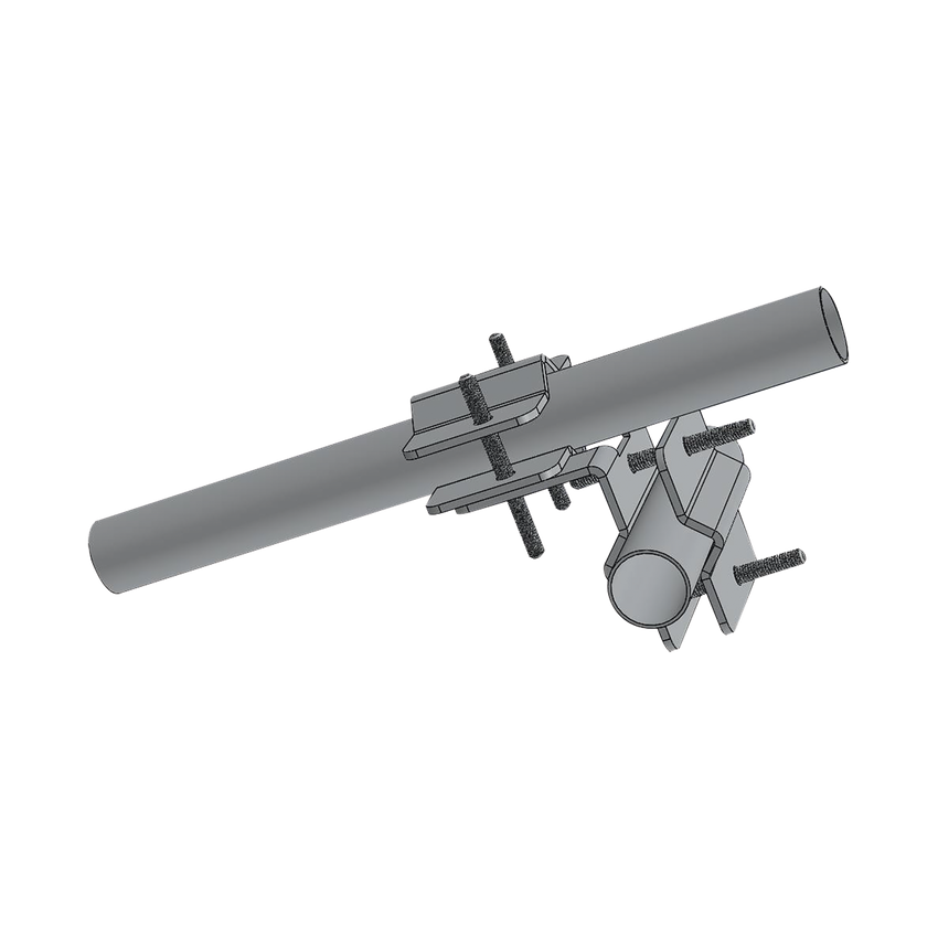 Herraje Adaptador Cruzado para Mástil para Diámetros desde 7/8" hasta 2".