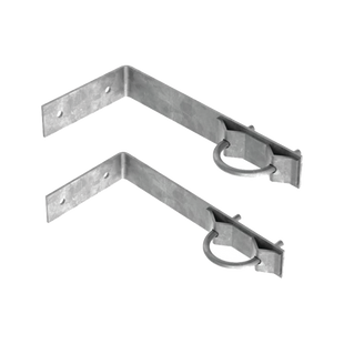 Juego de 2 Herrajes de Pared para Sujeción de Mástil (1-1/4" a 2")