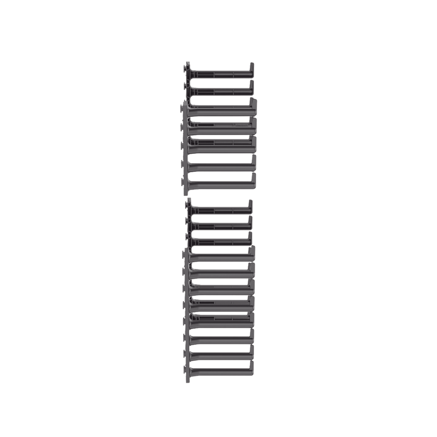 Kit de Dedos Para Organizador de Cables, Para Uso con Gabinetes de 42 o 45 UR, Tipo S o Tipo N, 6.8 in de Ancho, Color Negro