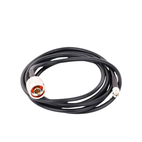 Jumper de 2 Metros (6.56 Pies) con Cable RG-58U-SYS Conector N Macho a SMA Macho