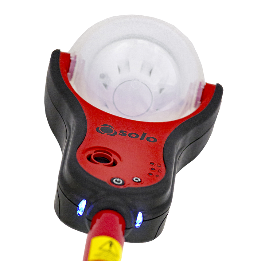 Probador Electrónico Inteligente Para Detectores De Humo y Sistemas ASD, Con Luz LED Integrado, Utiliza Cartuchos De Humo Sintético, Recargable, Listado UL