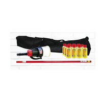 Kit De Prueba De Detectores De Humo, Incluye Extension Telescópica SOLO-101 1.2 m, Dispensador SOLO-330 4", 12 Latas De Humo M8 y Bolsa De Transporte SOLO-604