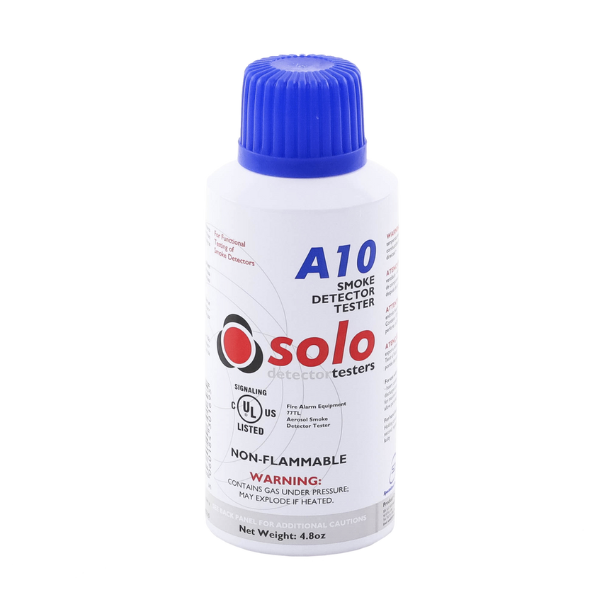 Lata De Humo Sintético En Aerosol Para Prueba De Detectores Puntuales, No Tóxico, No Inflamable, Libre De Silicona, 100%Biodegradable, No Contamina Los Detectores, Uso Manual o En Dispensadores SOLO-330/SOLO-332, Listado UL