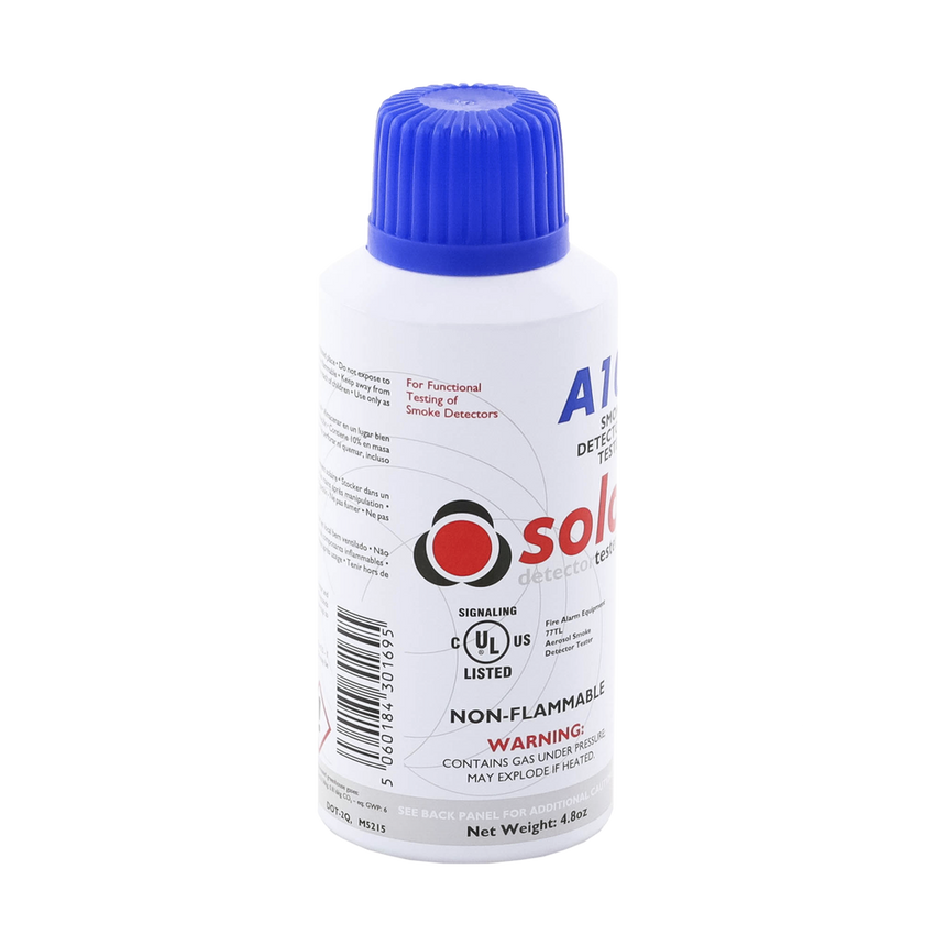 Lata De Humo Sintético En Aerosol Para Prueba De Detectores Puntuales, No Tóxico, No Inflamable, Libre De Silicona, 100%Biodegradable, No Contamina Los Detectores, Uso Manual o En Dispensadores SOLO-330/SOLO-332, Listado UL