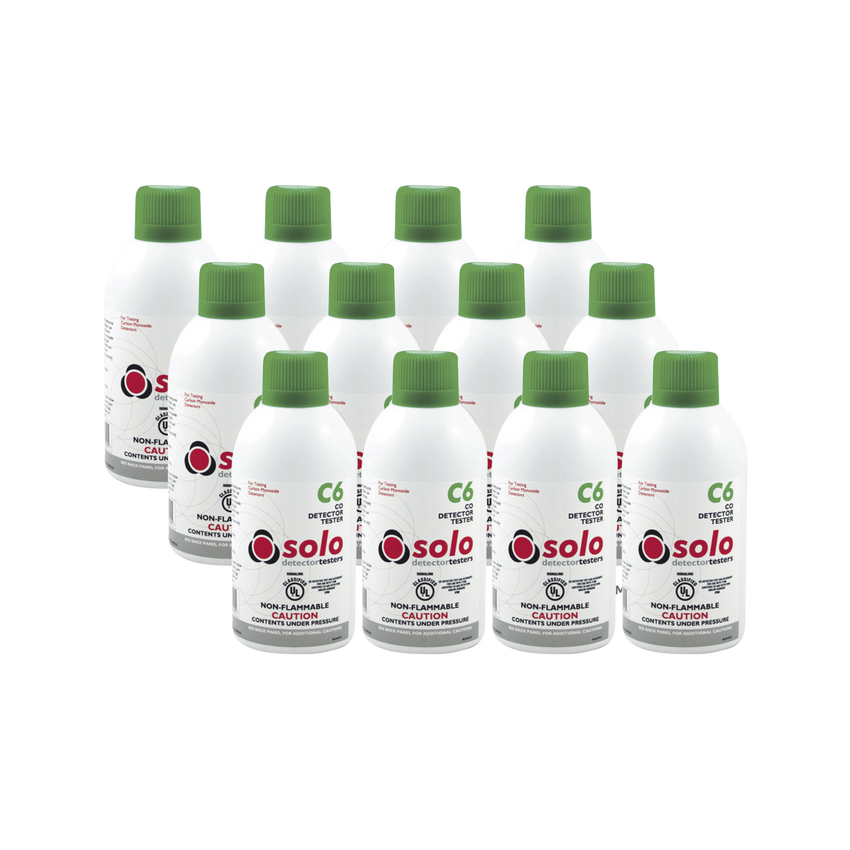 Paquete De 12 Latas De Gas Genuino De Monóxido De Carbono CO De Uso Manual o Dispensadores SOLO-330/SOLO-332