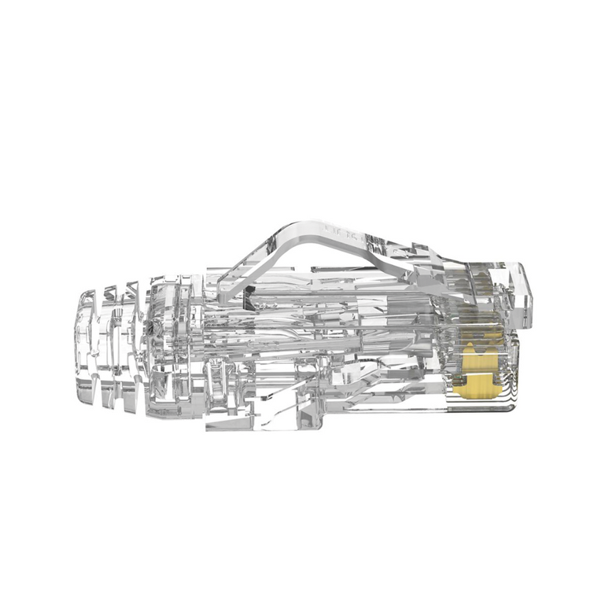 Plug RJ45 Cat6/6A, Para Cable UTP de Calibre 28 AWG (Di�metro Reducido), Chapado en Oro de 50 Micras, Paquete de 100 Piezas
