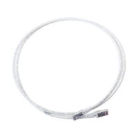 Patch Cord Skinny Cat6A Blindado S/FTP, 1.52 Metros (5 Pies), Diámetro Reducido 28 AWG, Color Blanco