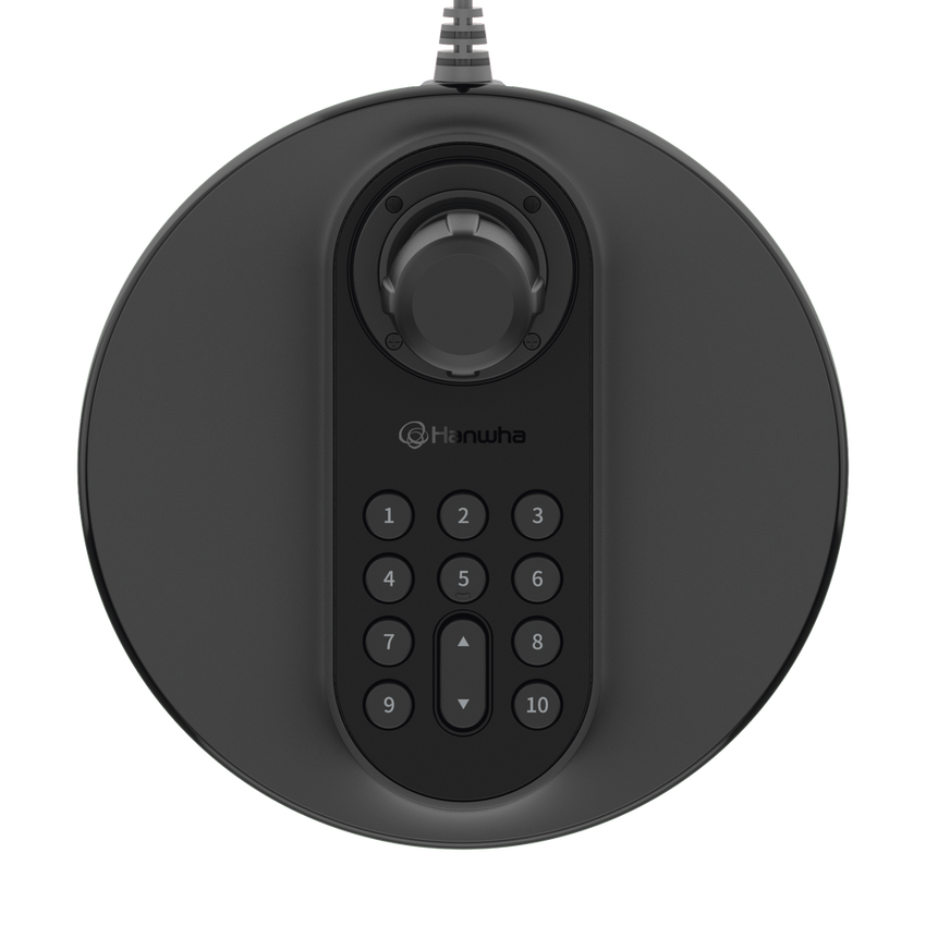 Controlador USB para PTZ's. Compatible con software Wisenet WAVE, Wisenet Viewer