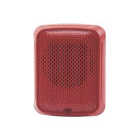 Bocina para Montaje en Pared, Color Rojo, Nuevo Diseño Moderno y Elegante y Menor Consumo de Corriente