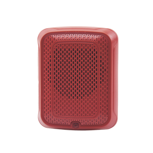 Bocina para Montaje en Pared, Color Rojo, Nuevo Diseño Moderno y Elegante y Menor Consumo de Corriente