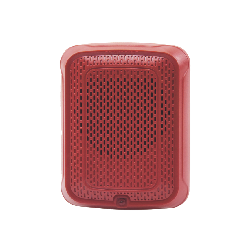 Bocina para Montaje en Pared, Color Rojo, Nuevo Diseño Moderno y Elegante y Menor Consumo de Corriente