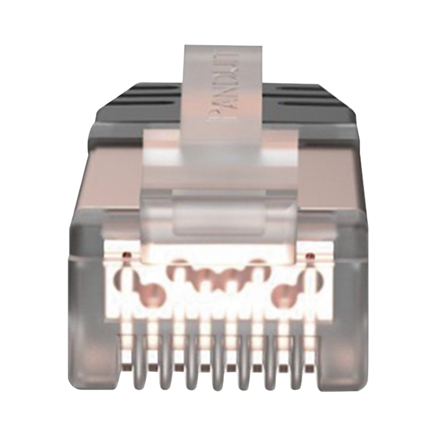 Plug RJ45 Cat6A Blindado, Para Cable Calibre 23-24 AWG, Chapado en Oro de 50 Micras, Paquete de 100 Piezas