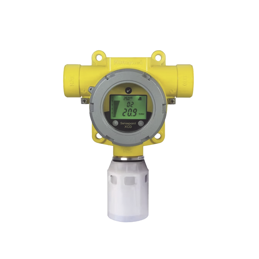 Detector Industrial De Gas, Con Sensor Infrarrojo De Dióxido De Carbono (CO2) 0 a 2,0 % v/v, Salida 4-20 mA, Certificación UL/c-UL/INMETRO, Entradas 2x3/4" NPT, Carcasa Pintado De Aluminio Grado Marino, Protección Contra Intemper