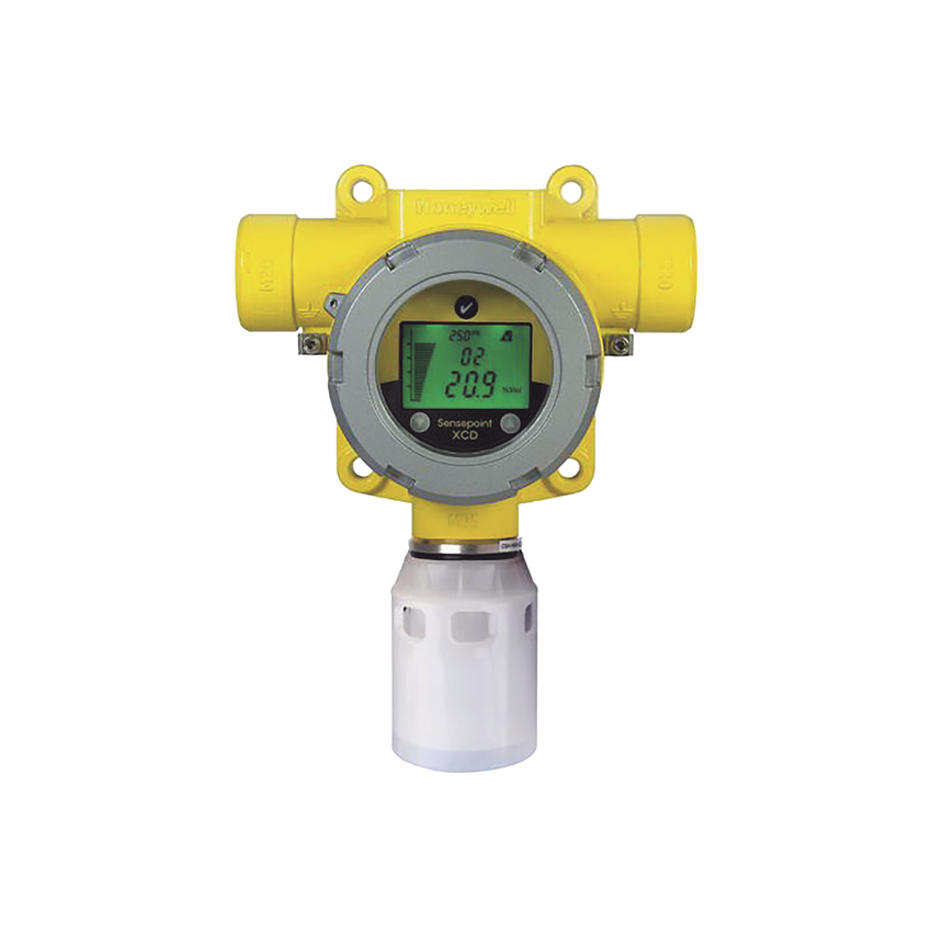 Detector Industrial De Gas, Con Sensor EC De Hidrogeno (H2) 0-1000 ppm, Salida 4-20 mA, Certificación UL/c-UL/INMETRO, Entradas 2x3/4" NPT, Carcasa Pintado De Aluminio Grado Marino, Protección Contra Intemperie De Nailon