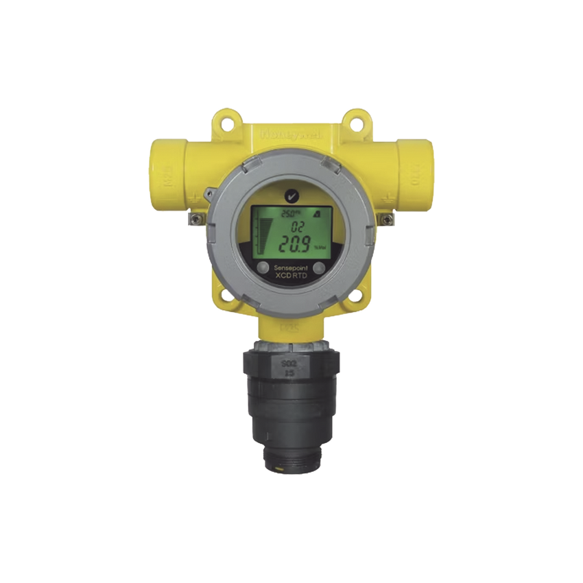 Detector De Gas Fijo Remoto, Con Sensor De Oxigeno (O2) 0-25%, Carcasa Aluminio, Clase I, Div 2, Salida Modbus y 4-20 mA, 3 Reles, Serie Sensepoint XCD RTD