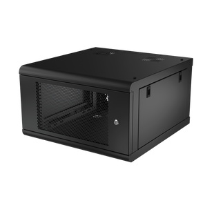 Gabinete de Pared con Puerta Perforada, 635mm de Profundidad, 6U Rack de 19'', Acero Reforzado