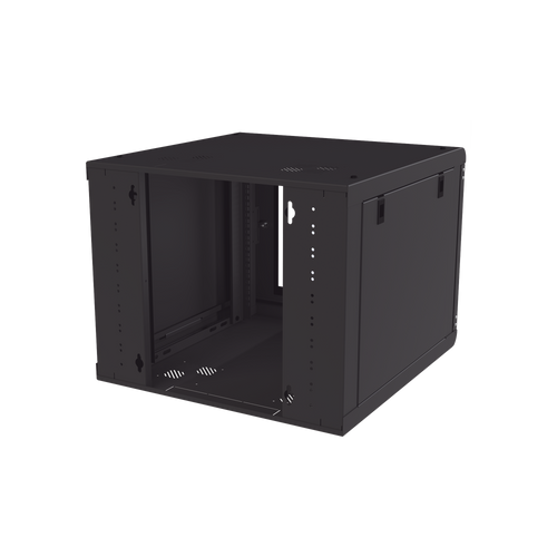 Gabinete de Pared 9U de 635 mm de Profundidad, Rack de 19 in en Acero Reforzado: Compacto y Resistente para Soluciones Profesionales