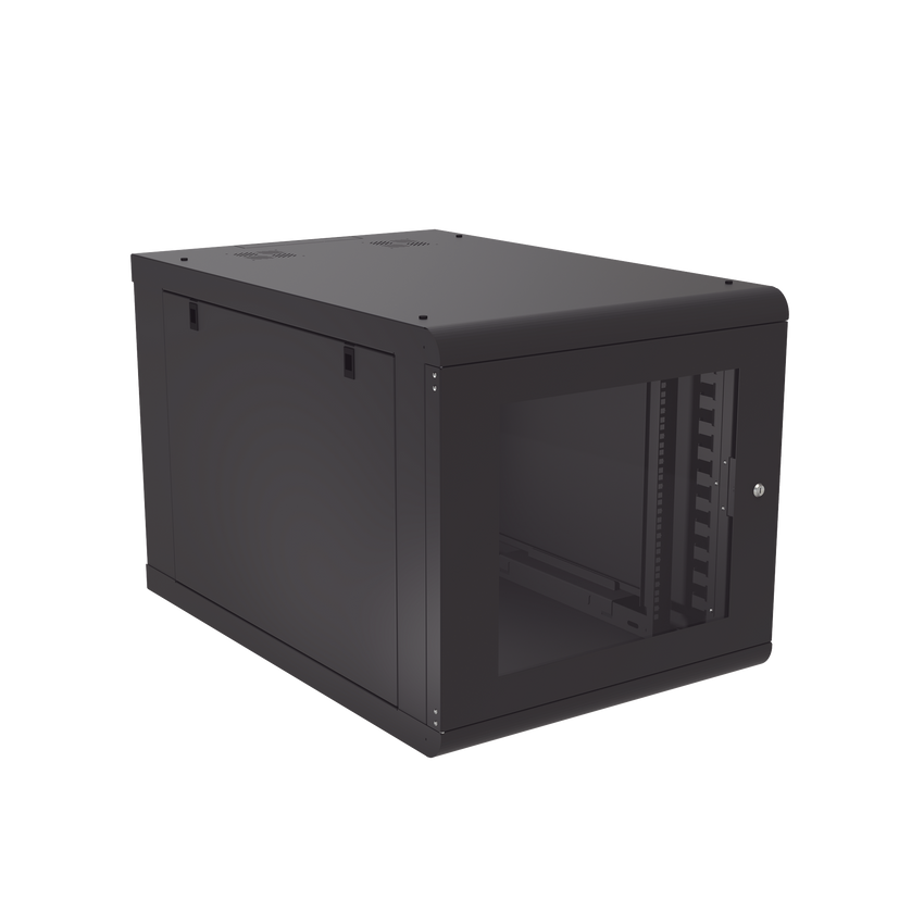 Gabinete de Pared 12U de 1027 mm de Profundidad: Máxima Profundidad y Protección en Acero Reforzado, Ideal para UPS y Servidores de 19"