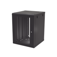 Gabinete de Pared 12U de 635 mm de Profundidad, Rack de 19'' en Acero Reforzado: Compacto y Resistente para Soluciones Profesionales