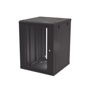 Gabinete de Pared 12U de 635 mm de Profundidad, Rack de 19'' en Acero Reforzado: Compacto y Resistente para Soluciones Profesionales