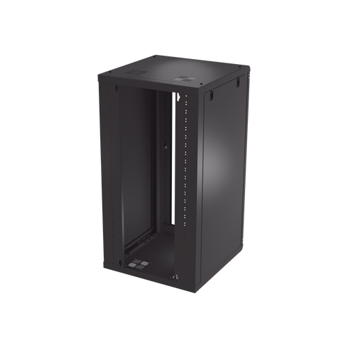 Gabinete de Pared 24U de 635 mm de Profundidad, Rack de 19 pulgadas en Acero Reforzado: Compacto y Resistente para Soluciones Profesionales