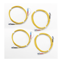 Kit de Cables de Referencia de Comprobación Monomodo CertiFiber® Pro, Para Fibras con Conectores LC (2 SC/LC Metálico, 2 LC/LC Metálico), de 2 Metros