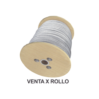 Cable de Retenida de 3/16", Resistencia 1293 Kg, 7 Hilos (Carrete de 2000 metros).