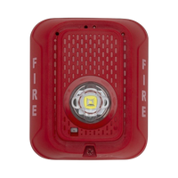 Lámpara LED Estroboscópica para Montaje en Pared, Color Rojo, Nivel de Candelas Seleccionable, Nuevo Diseño Moderno y Elegante y Menor Consumo de Corriente