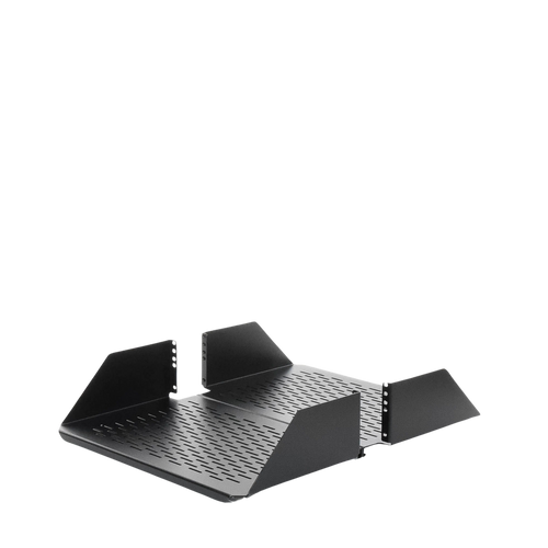 Charola Para Soportar Equipos en Rack de 19in, Ventilada, Frontal y Posterior, Capacidad de 136 Kg, 3UR
