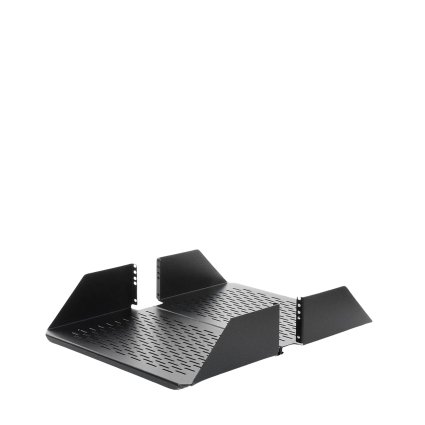 Charola Para Soportar Equipos en Rack de 19in, Ventilada, Frontal y Posterior, Capacidad de 136 Kg, 3UR