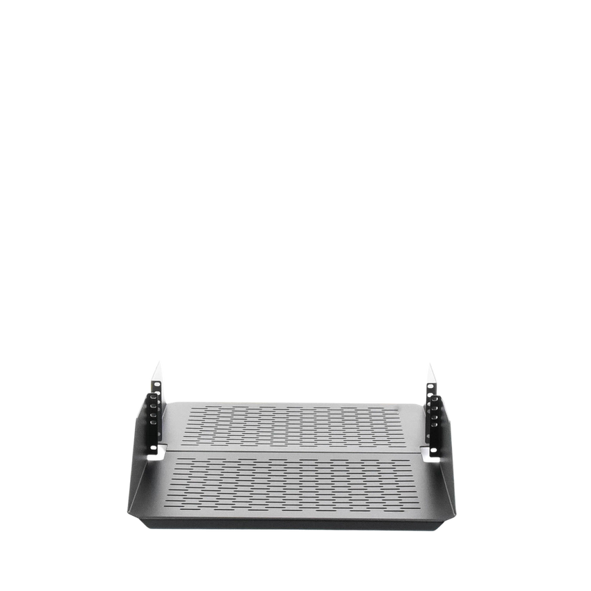 Charola Para Soportar Equipos en Rack de 19in, Ventilada, Frontal y Posterior, Capacidad de 136 Kg, 3UR