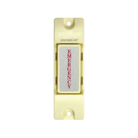 Botón de Emergencia / Botón de Pánico /  Ideal como botón de pánico / Montaje de Superficie / Relevador NC/NO Momentáneo /  Uso con Sirenas y Estrobos / Ideal para Control de Acceso
