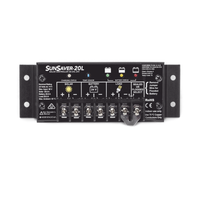 Controlador de Carga Solar SunSaver PWM 20 A / 12 VCC / Encapsulado Ep�xico / Clase 1 Div 2 / Compensaci�n de Temperatura