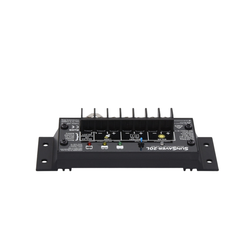 Controlador de Carga Solar SunSaver PWM 20 A / 24 VCC / Encapsulado Ep�xico / Clase 1 Div 2 / Compensaci�n de Temperatura