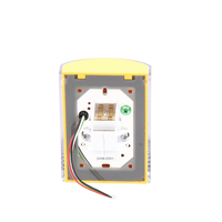 Botón de Apagado de Emergencia, Texto en Español, Tapa Protectora de Policarbonato Súper Resistente, Restablecimiento con Llave