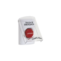 Botón Multipropósito, Texto Salida De Emergencia, Llave para Restablecer, Bocina Integrada De Alarma, Tapa De Policarbonato, 2 Relevadores forma C, Interior