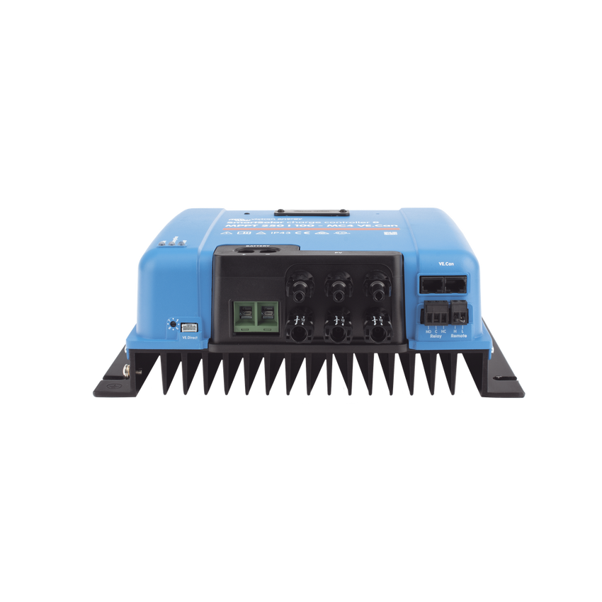SmartSolar MPPT 250/100-MC4. Controlador Solar MPPT 100A, Voltaje: 48 Vcc. Para uso con Inv. Cargadores Victron