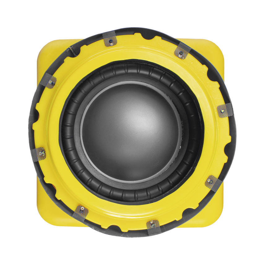 Subwoofer subterráneo de 10 in | 200 Watts | 4 Ohms | Amarillo
