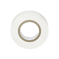 Cinta Eléctrica STRONGHOLD para Aislar, de PVC, Uso General Reparación y Mantenimiento, Grosor de 0.18mm (7 mil), Ancho de 19mm, y 20.12m de Largo, Color Blanco