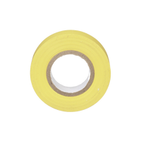 Cinta Eléctrica STRONGHOLD para Aislar, de PVC, Uso General Reparación y Mantenimiento, Grosor de 0.18mm (7 mil), Ancho de 19mm, y 20.12m de Largo, Color Amarillo