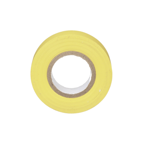 Cinta Eléctrica STRONGHOLD para Aislar, de PVC, Uso General Reparación y Mantenimiento, Grosor de 0.18mm (7 mil), Ancho de 19mm, y 20.12m de Largo, Color Amarillo